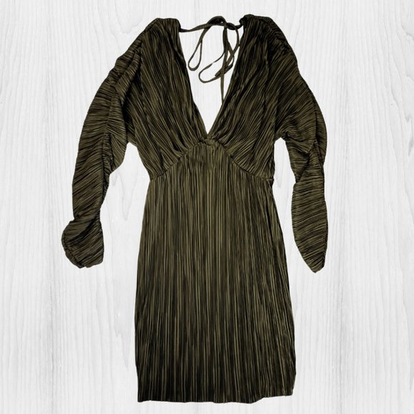 NWT idem ditto Green Dress - Size Small - Picture 2 of 5